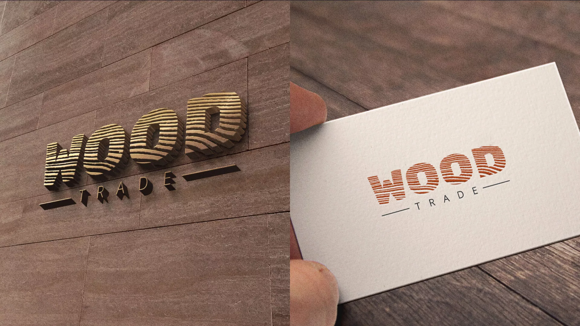 Разработка логотипа для компании «Wood Trade» в Каспийске