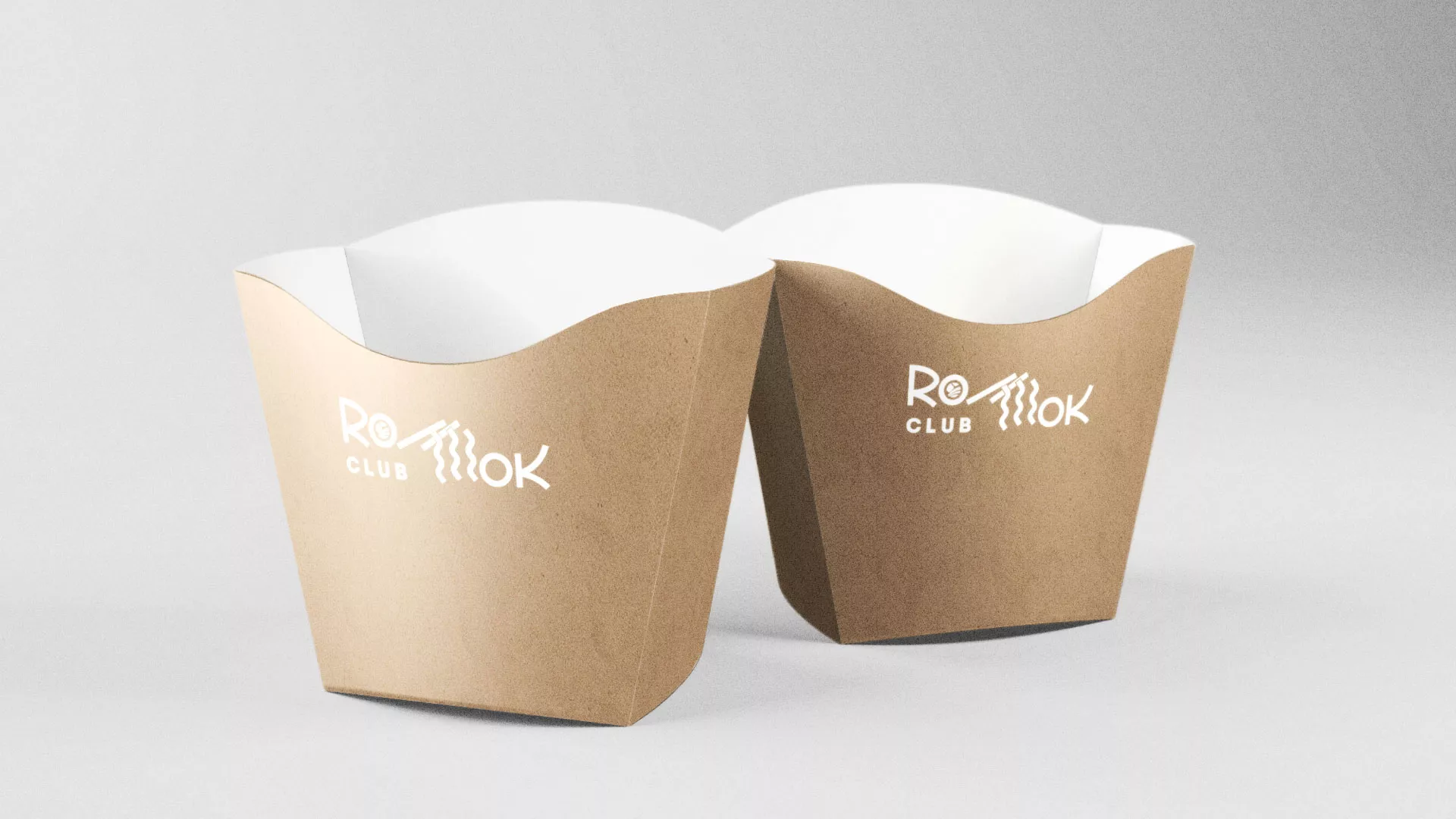 Создание логотипа суши-бара «Roll Wok Club» в Каспийске