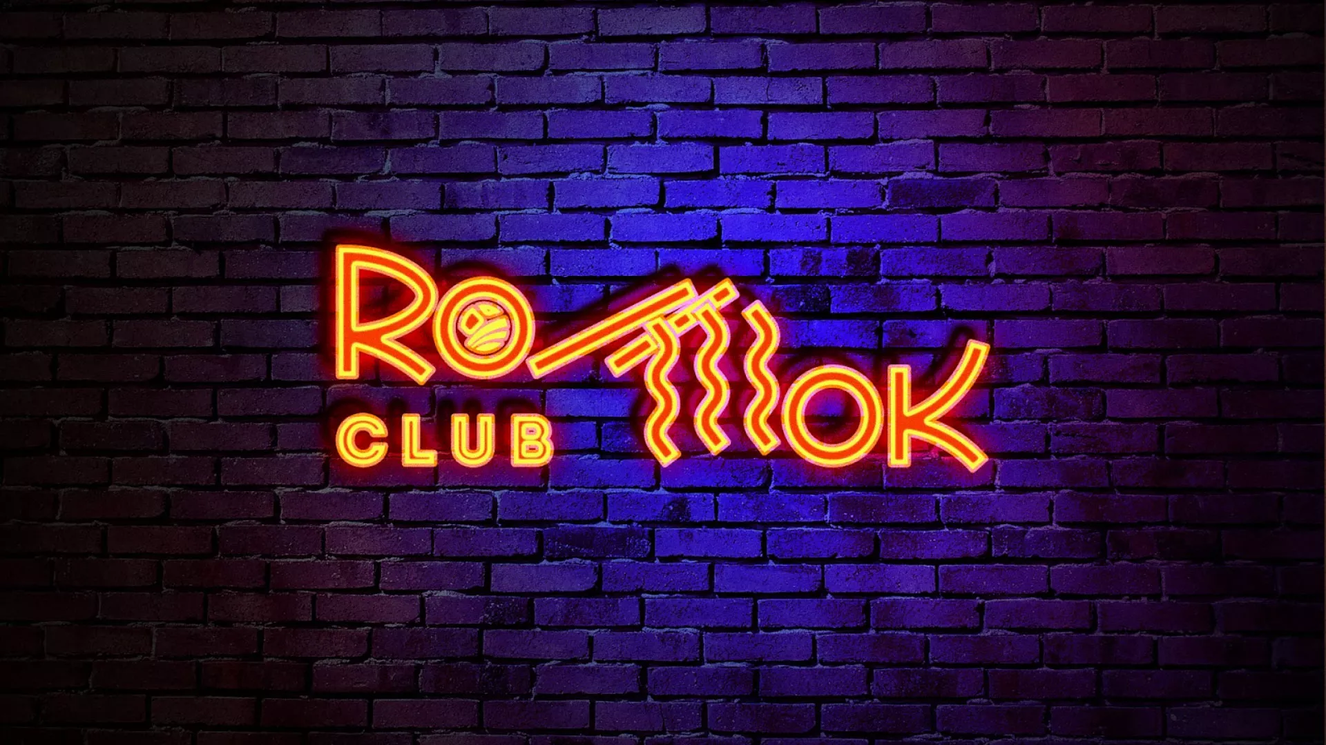 Разработка интерьерной вывески суши-бара «Roll Wok Club» в Каспийске