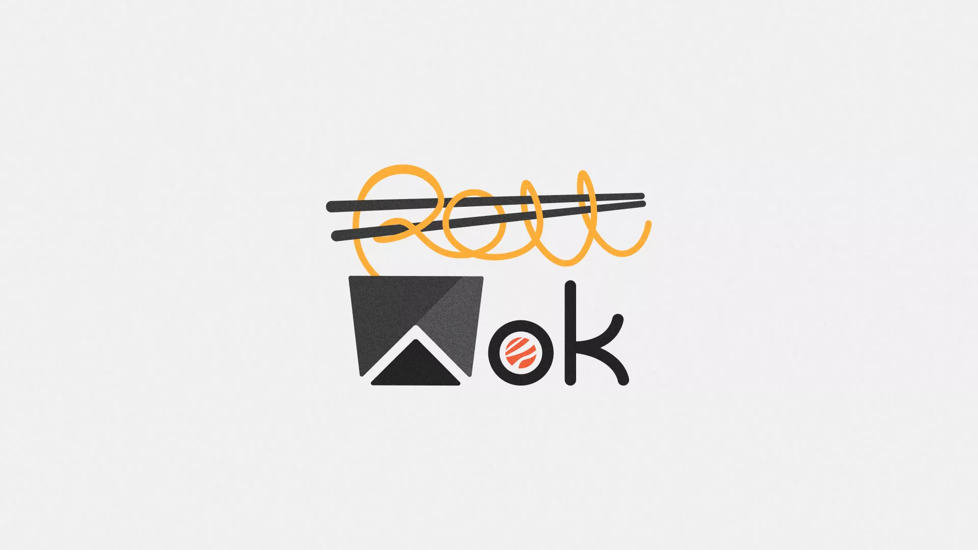 Разработка логотипа в Каспийске для суши-бара «Roll Wok Club» Разработка логотипа в Каспийске для суши-бара «Roll Wok Club»