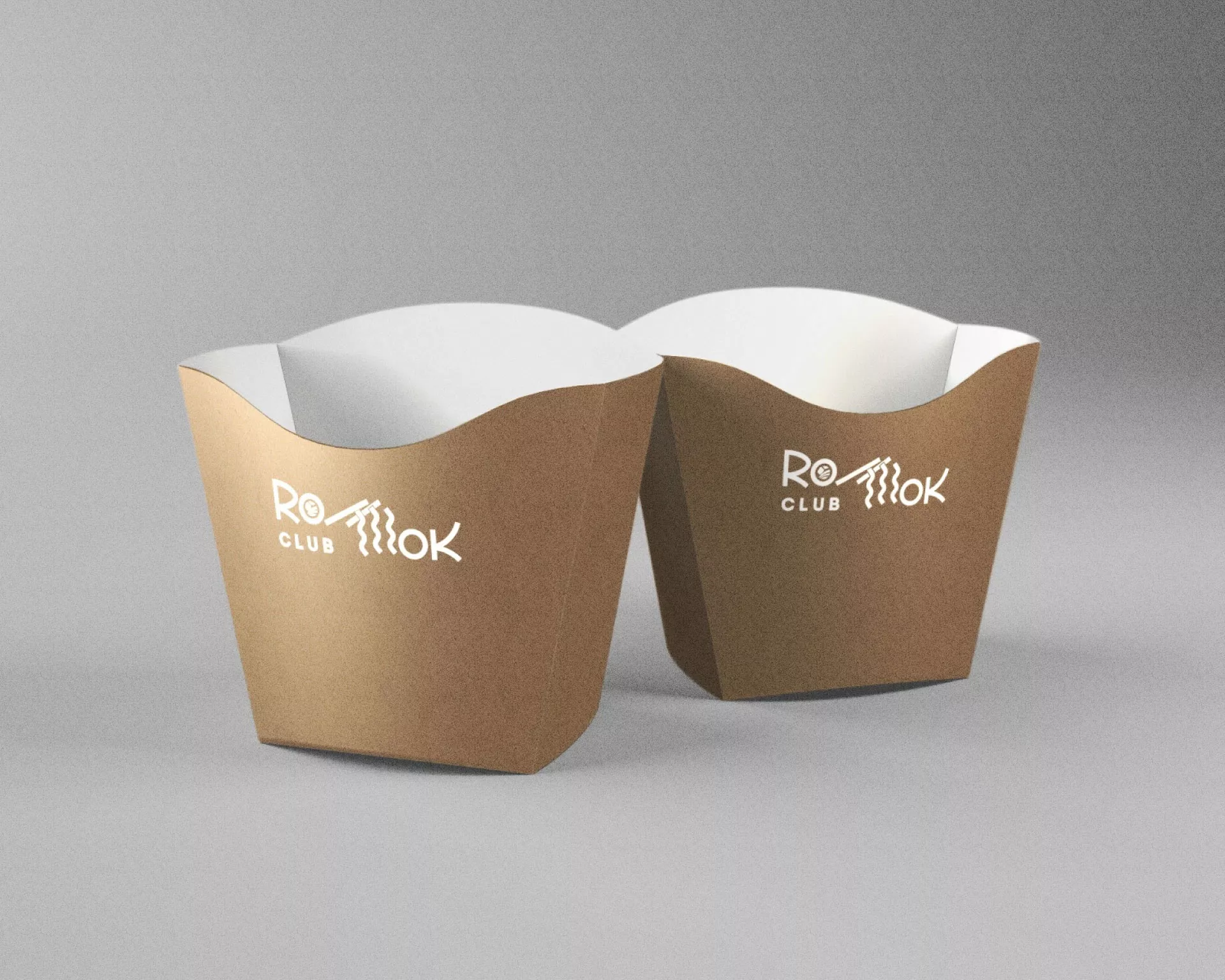 Создание дизайна упаковки суши-бара «Roll Wok Club» в Каспийске