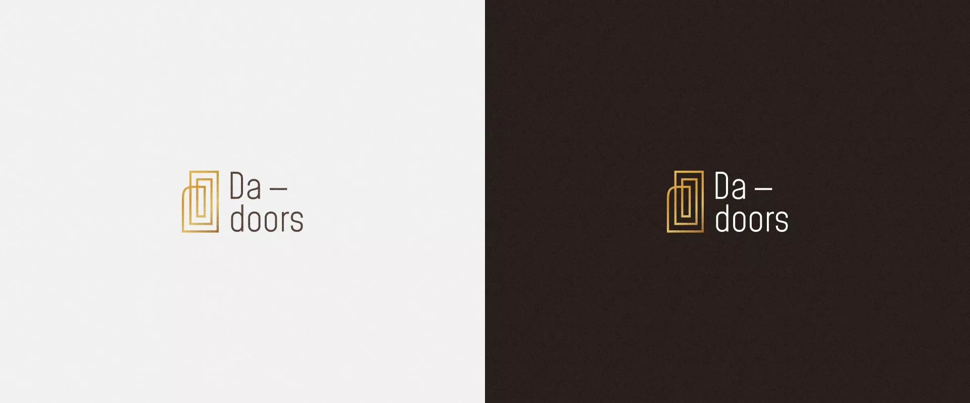 Разработка логотипа для компании «DA-DOORS» в Каспийске